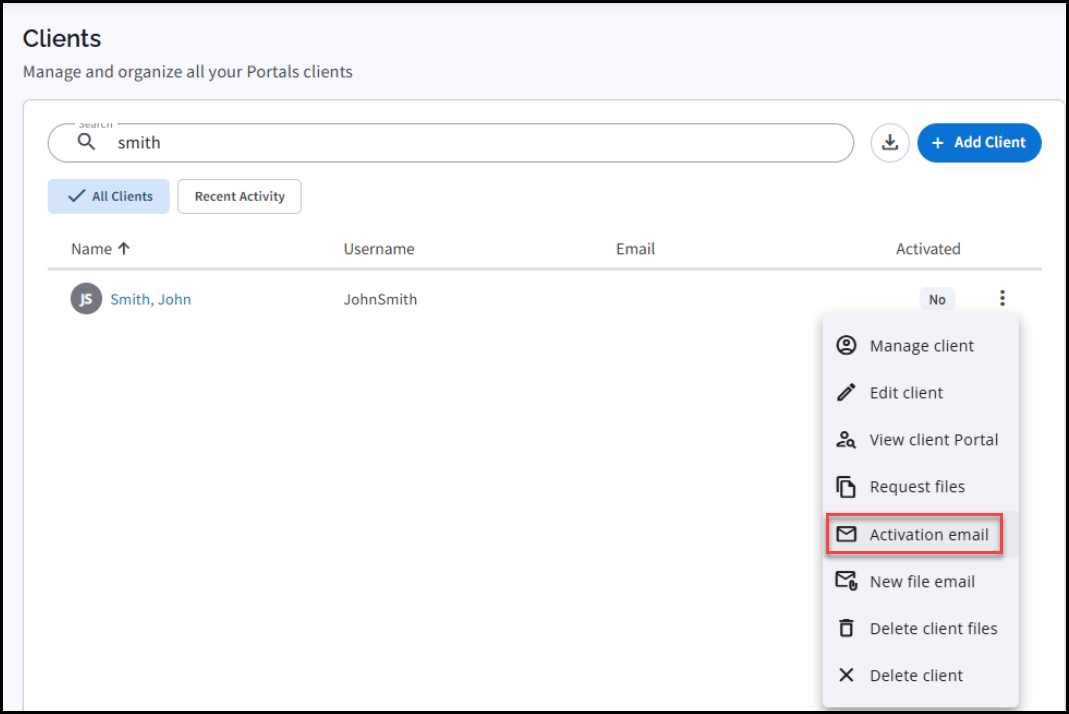 Activation Email Link